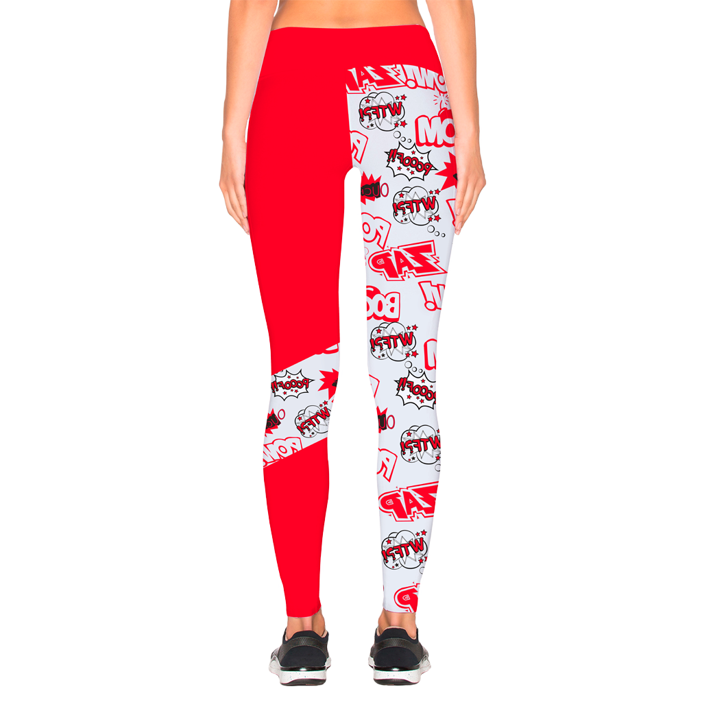 Custom Leggings - Red Comics - Girox Sportswear