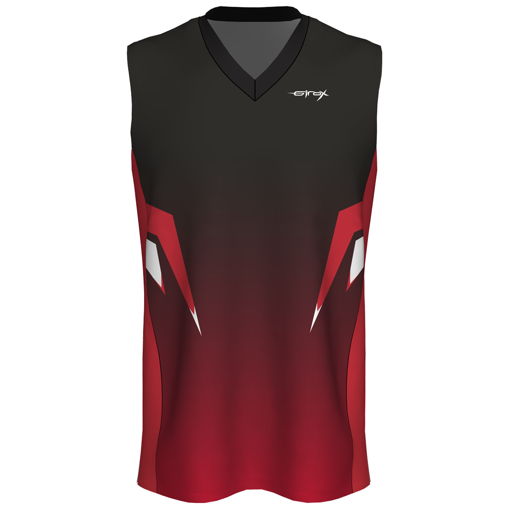 red sublimation basketball jersey