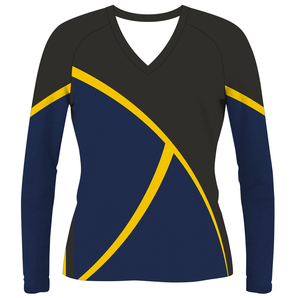 Women´s Custom Sublimated Volleyball Jersey L Sleeve Athletic