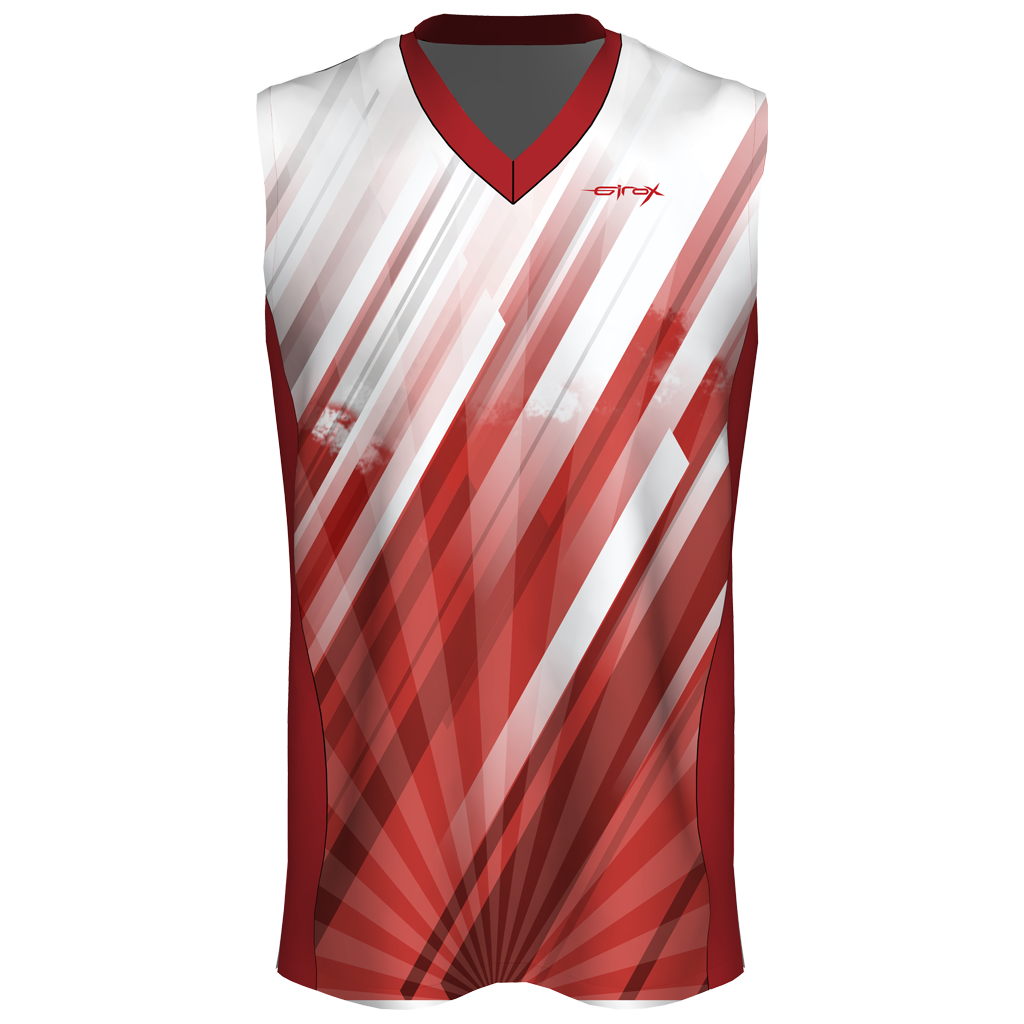 red basketball jersey