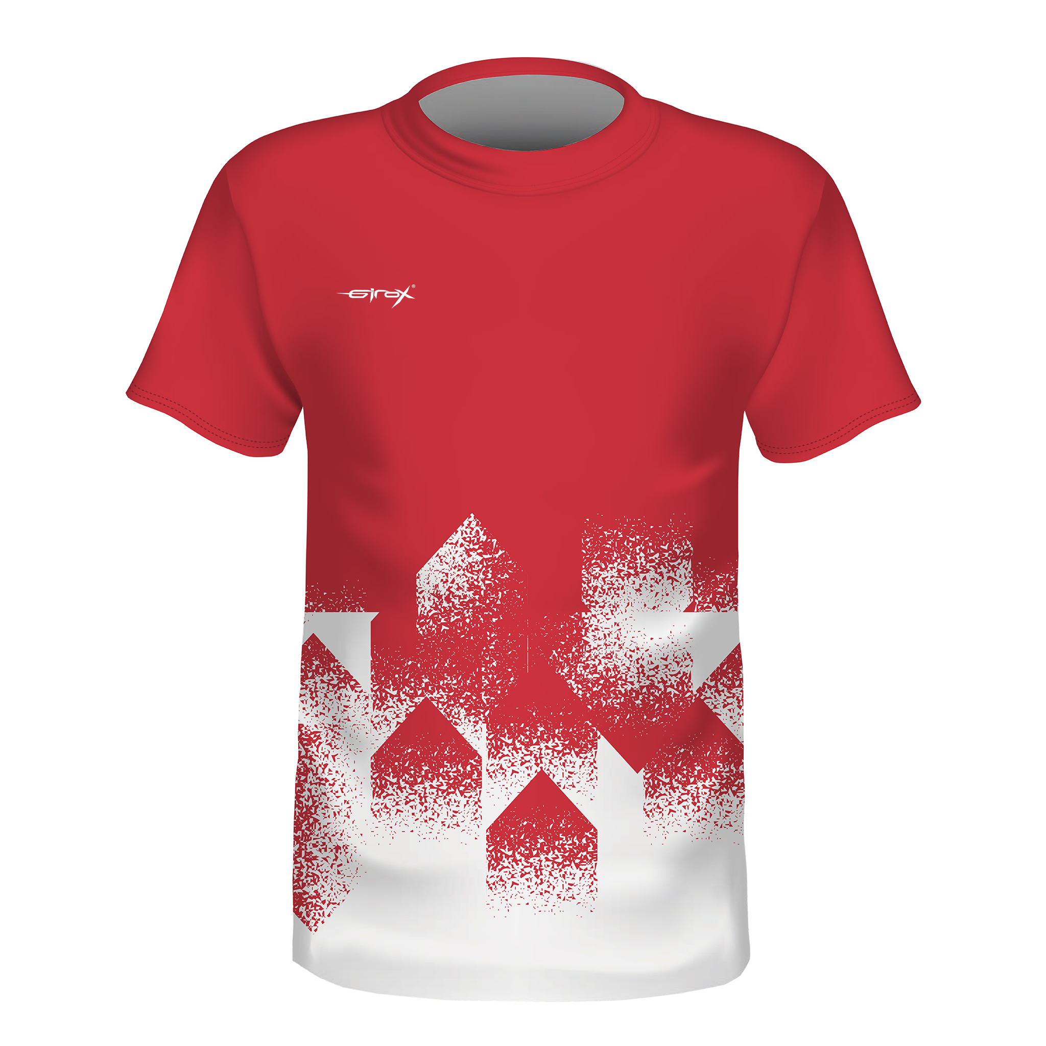 Custom Team Soccer Jersey - Red & White