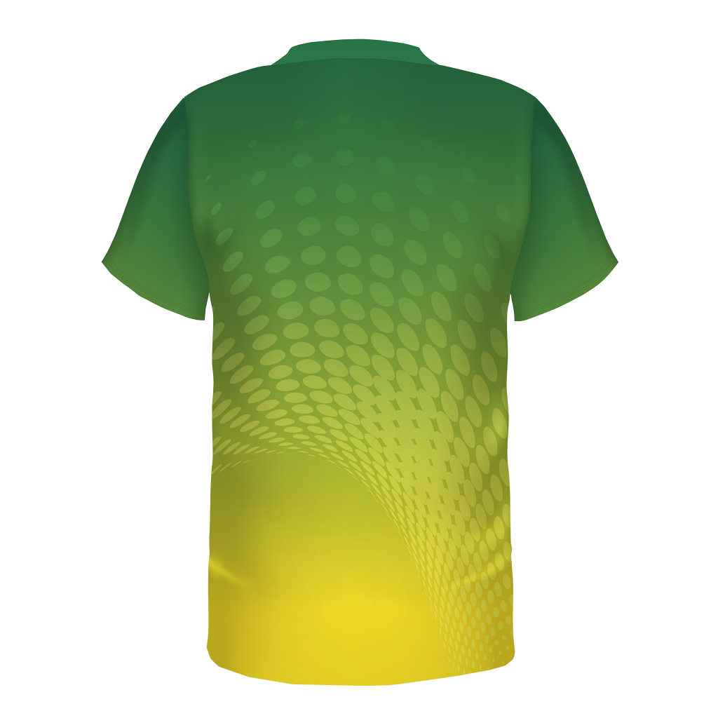 Custom Team Soccer Jersey Green And Yellow Girox Sportswear