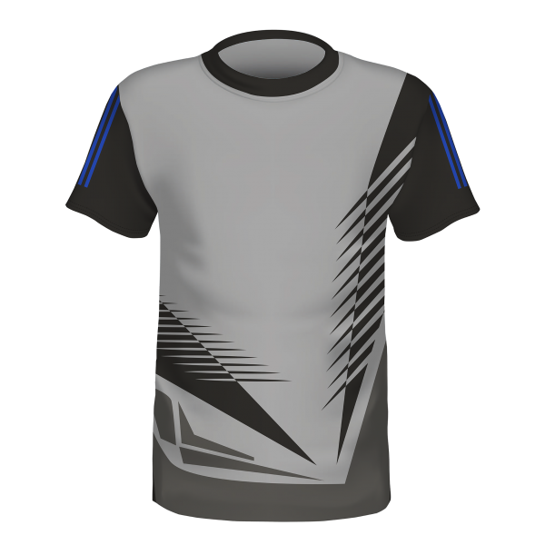 Custom Team Soccer Jersey - Grey & Black - Girox Sportswear
