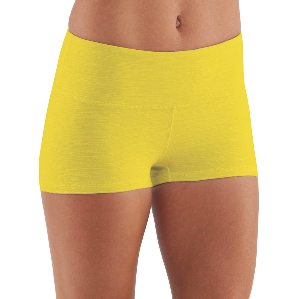ALWAYS Women's Premium Super Soft Spandex Shorts Yellow S