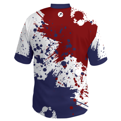Logo Infusion Bowling Jersey - I AM Bowling Design, Short Sleeve, Sash Collar, Made In USA