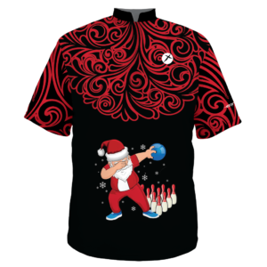 custom bowling shirt Santa Xmas Christmas