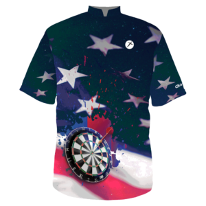 custom darts jersey patriotic sky
