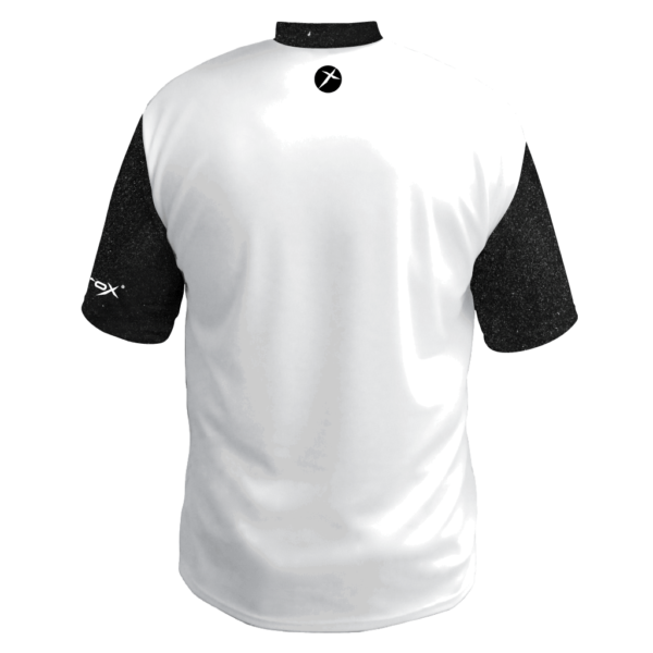 custom bowling jersey black & white 2