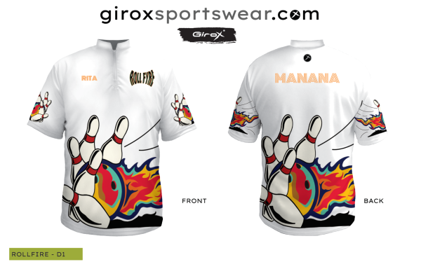Bowling Jersey - Custom Roll Fyre 1 Jersey