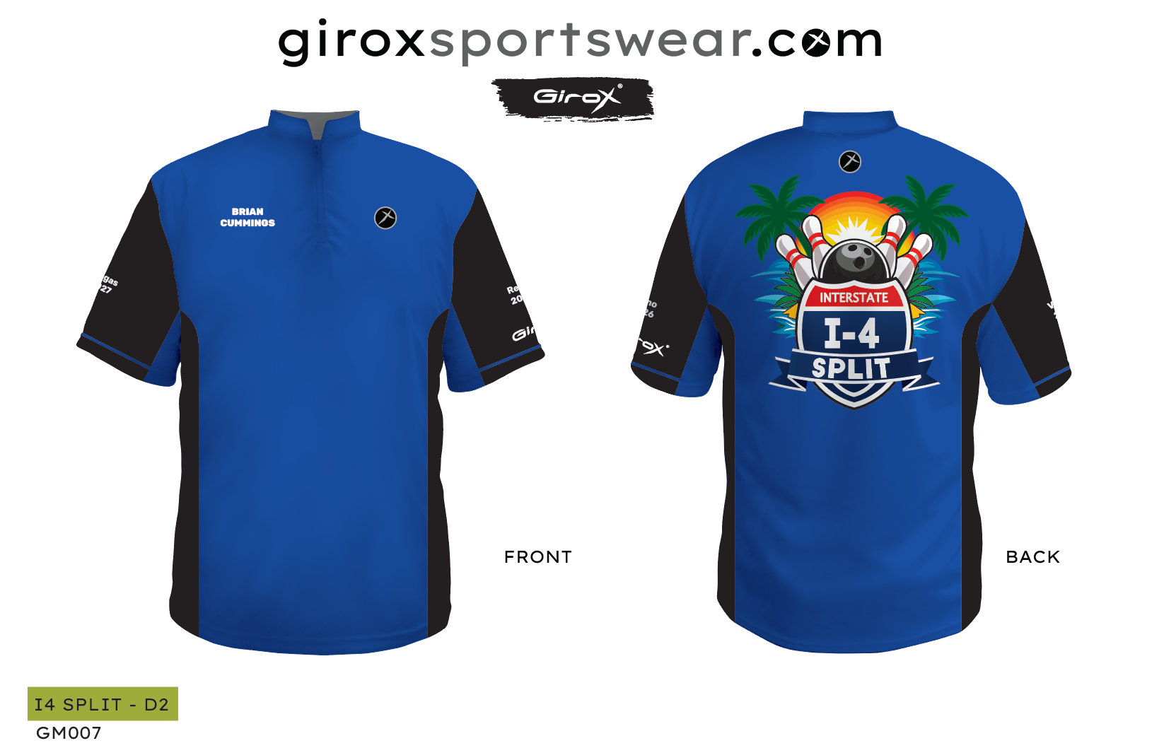 Bowling Jersey - Custom I-4 Split - Image 5