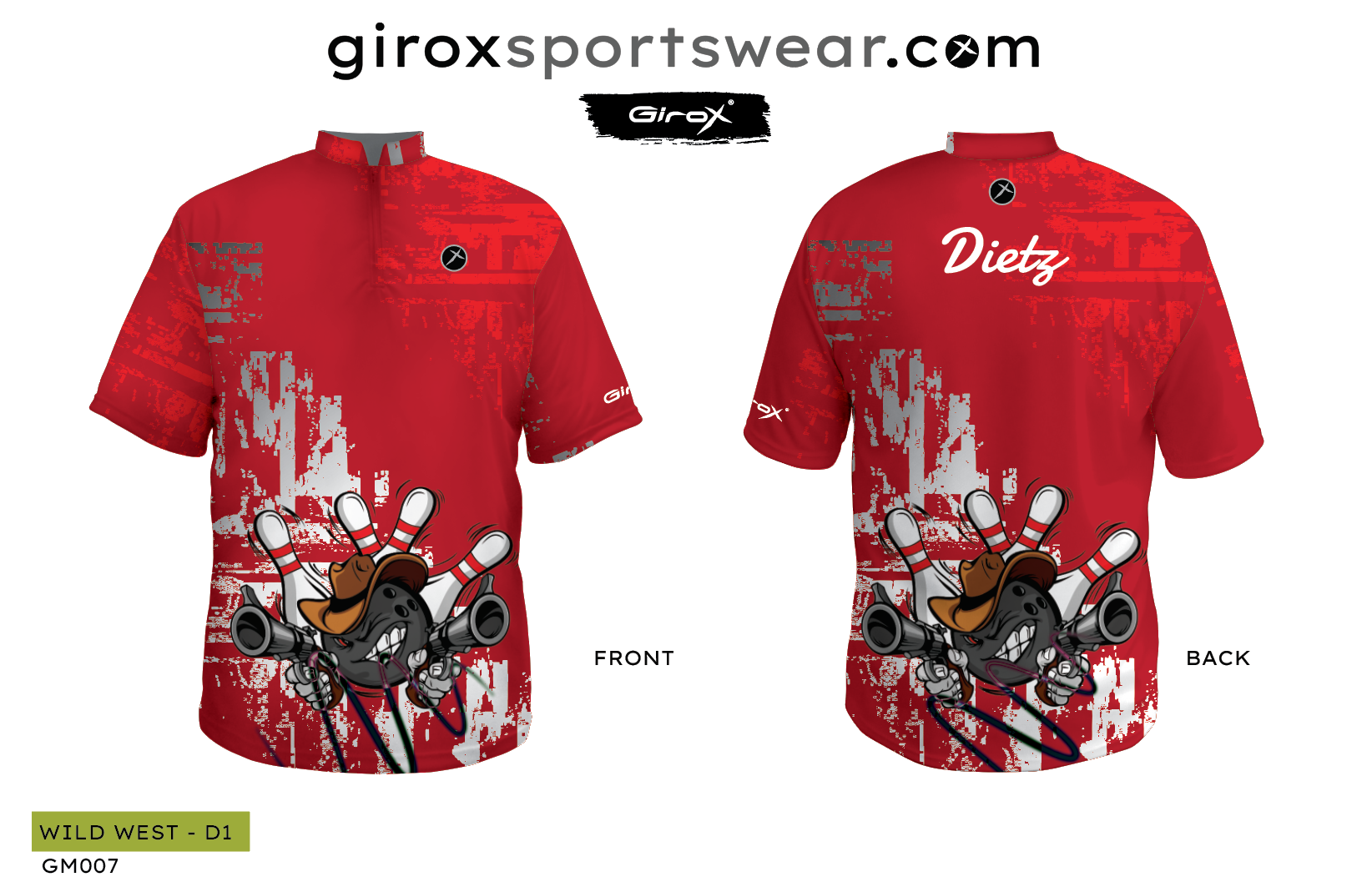 Bowling Jersey - Custom Order Sistrunk